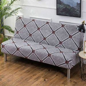 All-inclusive dekking antislip Armrusteloze opvouwbare sofa bed cover  maat: L (Troy)