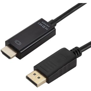 4K x 2K DP naar HDMI converter kabel  kabel lengte: 1.8 m (zwart)