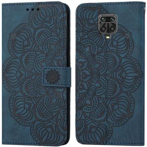 Voor Xiaomi Redmi Note 9 Pro Mandala relif lederen telefoonhoesje