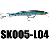 SeaKnight SK005 Lure Bait Long Shot Type Shallow Water Deception Mino Alice Bass Mandarin Fish Hard Bait (L04)