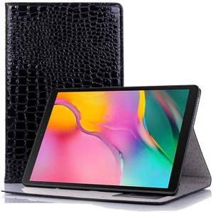 Voor Samsung Galaxy Tab A7 Lite T220 / T225 Krokodil Textuur Lederen Tablet Case (Zwart)