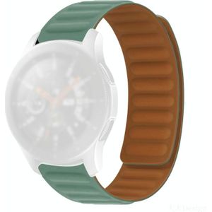Siliconen magnetische horlogeband voor Amazfit GTR 42mm (green naald groen)