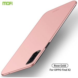 For OPPO Find X2 MOFI Frosted PC Ultra-thin Hard Case(Rose gold)