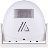 5301 draadloze infrarood bewegingssensor Welkom Alarm intelligente groet waarschuwing deurbel  IR afstand: 10m(White)