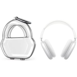 Headset anti-druk en krasbestendigheid beschermende cover opbergtas voor Apple Airpods Max (wit)
