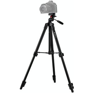 Fotopro X1 4-sectie vouwbenen statiefmontage met u-vormige driedimensionale statief hoofd en telefoonklem voor DSLR & digitale camera  verstelbare hoogte: 39-122.5cm