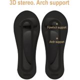 5 stks Dames 3D Arch Invisible Sokken Spons Boogsteun Antislip Massage Boot Sokken  Grootte: 23cm  Kleur Willekeurige levering