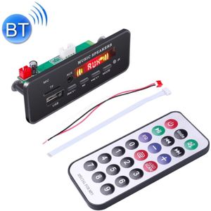Auto 12V 2x3W audio MP3 speler decoder Board FM radio TF USB 3.5 mm AUX  met Bluetooth & Recording Call functie & afstandsbediening