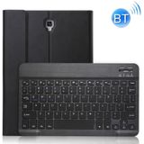 Ultra-dunne afneembaar Bluetooth toetsenbord lederen Case voor Galaxy Tab een 10.5 T590 / T595  met houder (zwart)