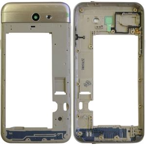 Frame achterzijde behuizing voor Galaxy J7 V J727V (Verizon) (goud)