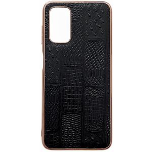 Voor Samsung Galaxy A53 5G Nano Galvaniseren Mahjong Textuur Lederen Telefoon Case (Zwart)