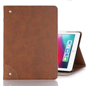 Retro boek stijl horizontale Flip PU lederen case voor iPad Pro 12 9 inch (2018)  met houder & kaartsleuven & portemonnee (bruin)