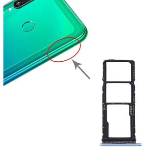 SIM-kaartlade + SIM-kaartlade + Micro SD-kaartlade voor Huawei Y7p (Baby Blue)
