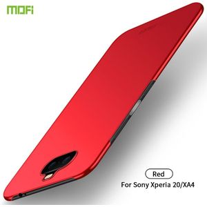 MOFI Frosted PC ultradun hard case voor Sony Xperia 20/Xperia XA4 (rood)