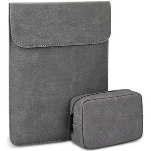 PU02 ultra-dunne notebook voering tas met kleine tas  maat: 14.1-15.4 inch
