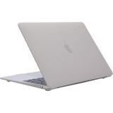 Crme stijl laptop plastic beschermhoes voor MacBook Pro 16.2 inch A2485 2021 (rock grijs)