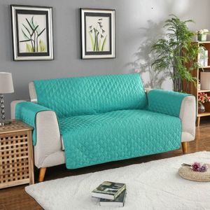 Omkeerbare machine wasbare bank hoezen anti-slip fauteuil sofa beschermende mat voor huisdier honden katten  grootte: 130x196cm (Groen)