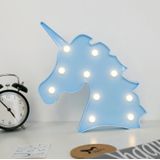 LED Holiday Decoratie Licht Eenhoorn Night Light (Blauw)