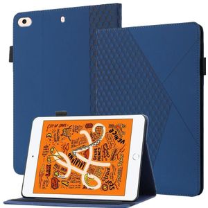 Rhombus Skin Feel Horizontale Flip Tablet Leren Case met Kaart Slots & Houder & Slaap / Weks-up Functie voor iPad Mini  / 4/3/2 (Royal Blue)