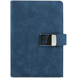 A5 digitale wachtwoord lock dagboek herwisbare papier kern tekening notebook  specificatie: zonder u schijf (blauw)