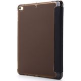 Voor iPad Mini (2019) Airbag Horizontale Flip Lederen Kast met drievoudige houder & penhouder(zwart)