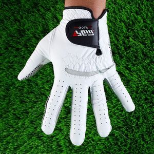 Linkerhand schapenvacht antislip Particle Golf mannen handschoenen  grootte: 23 #