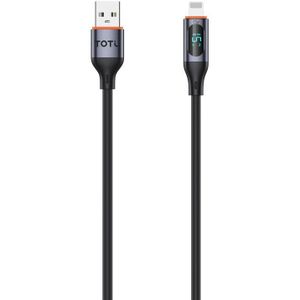 TOTU CB-7-L 15W USB naar 8-pins digitaal display Snel opladen siliconenkabel  lengte: 1m