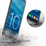 Schokbestendig robuuste Armor beschermende case voor Galaxy S10 PLUS  met kaartsleuf (zilver)