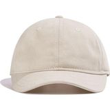 Soft Top Retro All-match korte riem hoed Big Head Peaked Cap