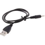 USB naar 2.5mm DC laadkabel  lengte: 65cm(Black)
