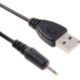 USB naar 2.5mm DC laadkabel  lengte: 65cm(Black)