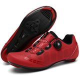 T27 Cycling Ademend Power-assisted Mountain Fietsschoenen  Grootte: 42 (Highway-Red)