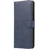 For Samsung Galaxy A02s (166.5mm) Calf Texture Buckle Horizontal Flip Leather Case with Holder & Card Slots & Wallet(Blue)