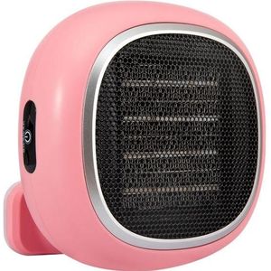 Touch Home Desktop Small Sun Wall-Mounted Heating Fan Mini Electric Heater  CN Plug(Pink)