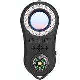S100 Infrarood Scanner Draadloze Precisie Alarm detector met LED Zaklamp (Zwart)