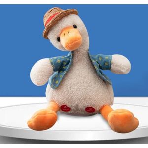 Herhaal Duck Tricky Duck Leren zingen pluche eend speelgoed  stijl: interactieve ver.