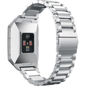 Voor Fitbit Ionic Stainless Steel Horlogeband(Zilver)