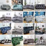 Fabric High Elastic All Inclusive Lazy Sofa Cover  Grootte: 4 Persoon (Gray Space)