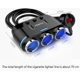 YANTU B39 Sigarettenaanstekers Auto's Multifunctionele Usb Snelladen Autolader Bedrade Spanning