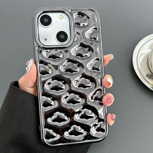 Voor iPhone 13 Cloud Texture Electroplated TPU telefoonhoesje