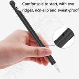 2 sets 4 in 1 stylus siliconen beschermhoes + anti-verloren touw + dubbele pen nip cover set voor Apple Pencil 1 (mint groen)