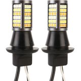 1156/BA15S DC12V 3.7 W 81 SMD-3030-LEDs driekleur auto DRL & turn Light  lengte: 2m