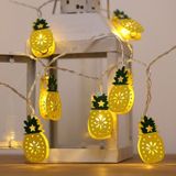 3m ijzer ananas dubbelzijdige USB Plug romantische LED String vakantie licht  20 LEDs Teenage stijl warme Fairy decoratieve Lamp voor Kerstmis  bruiloft  slaapkamer (Warm wit)