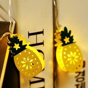 3m ijzer ananas dubbelzijdige USB Plug romantische LED String vakantie licht  20 LEDs Teenage stijl warme Fairy decoratieve Lamp voor Kerstmis  bruiloft  slaapkamer (Warm wit)