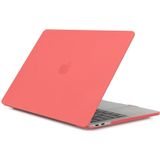 Laptop matte harde beschermhoes voor MacBook Air 13 3 inch A1466 (2012-2017)/A1369 (2010-2012) (koraal rood)