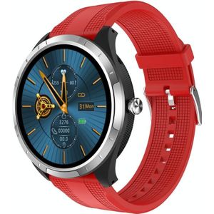 X3 1 3 inch TFT kleurscherm kiststicker slimme horloge  ondersteuning ECG/hartslagbewaking  stijl: rode siliconen horlogeband