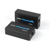 HDY-60 HDMI naar RJ45 60m Extender single network kabel naar voor HDMI signaalversterker (EU Plug)