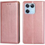 Voor OnePlus Ace Racing Gloss Oil Solid Color Magnetic Leather Phone Case (Rose Gold)