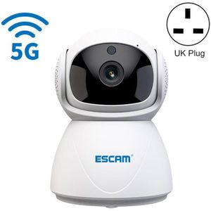 ESCAM PT201 HD 1080P DUAL-BAND WIFI IP-camera  ondersteuning Night Vision / Motion Detection / Auto Tracking / TF-kaart / Two-Way Audio