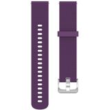 22mm Texture Siliconen Polsband Horloge Band voor Fossil Hybrid Smartwatch HR  Male Gen 4 Explorist HR  Male Sport (Dark Purple)